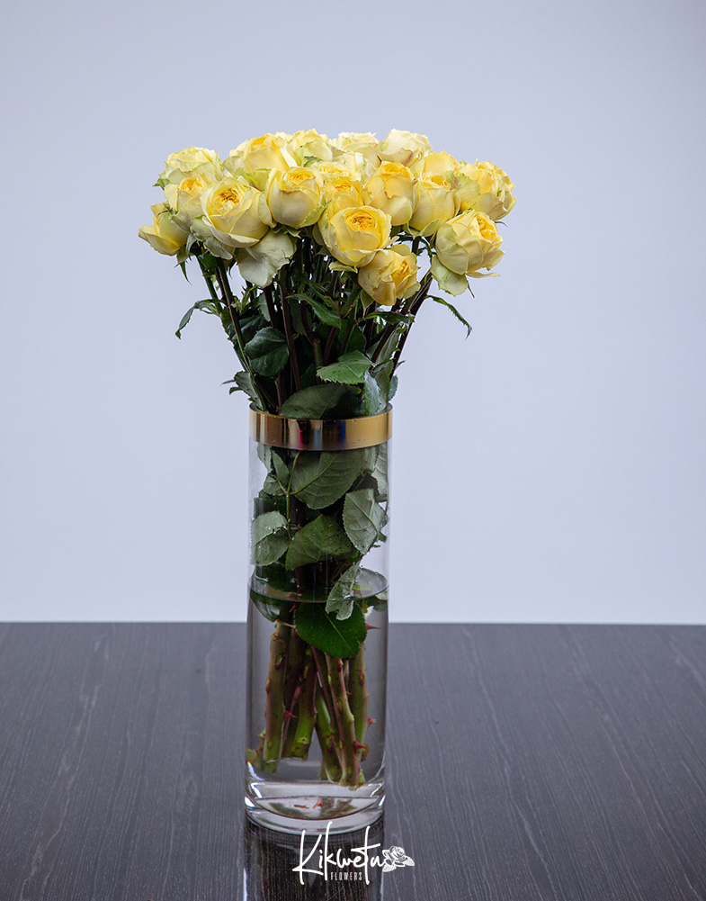 Durability in floral arrangements; long stems